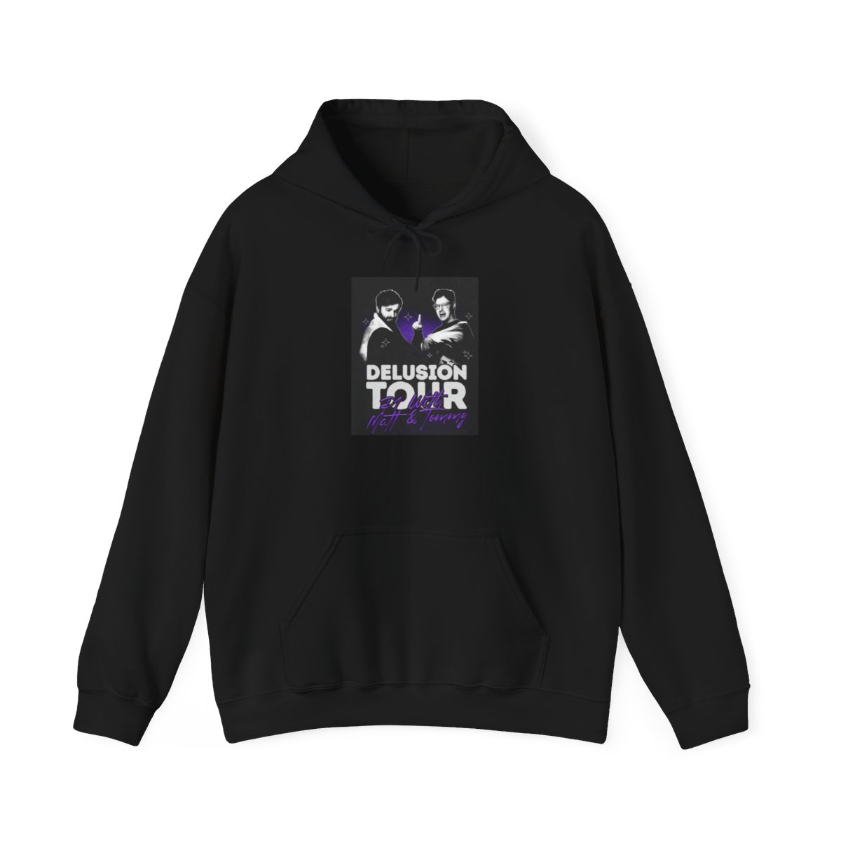 Delusion Tour Poster Hoodie | Vintage Rock Band Tour Sweatshirt | Matt & Tommy P1