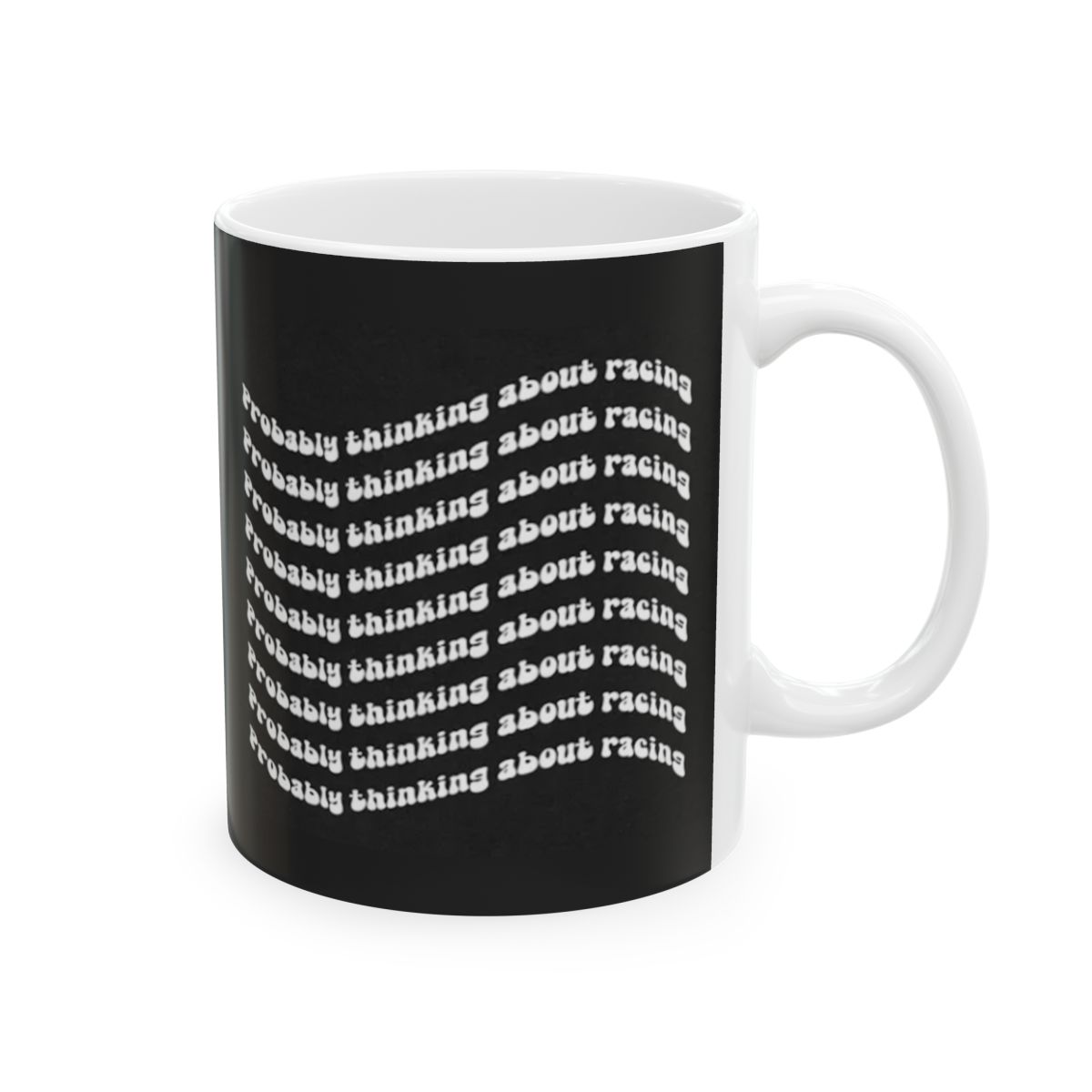 Probabilities Text Pattern Mug | Ceramic Coffee Tea Cup | Matt & Tommy P1